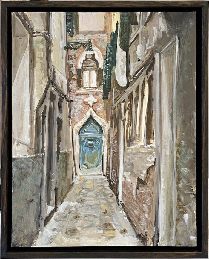 Soula Mantalvanos Medieval Doorway, Venice (framed) 2018