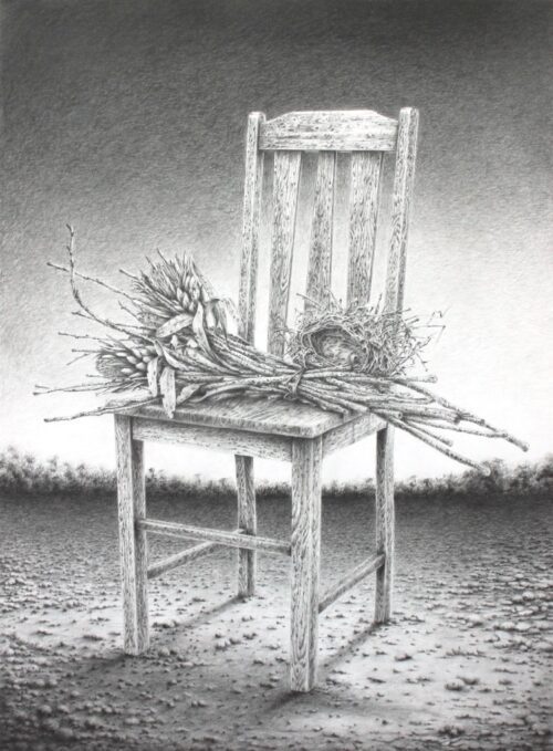 Antonio Balleta Things we leave behind - graphite pencil on fabriano- 56cmx76cm