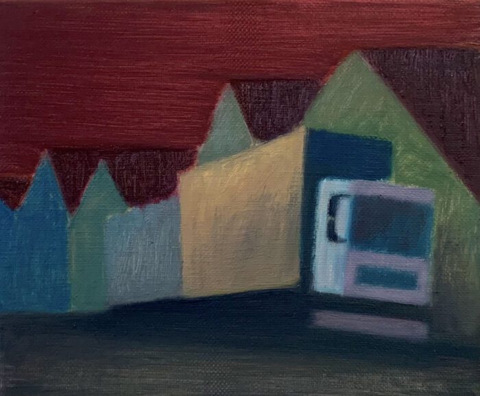 Jim Pavlidis Truck After-Hours 25 x 30cm oil on linen $750f