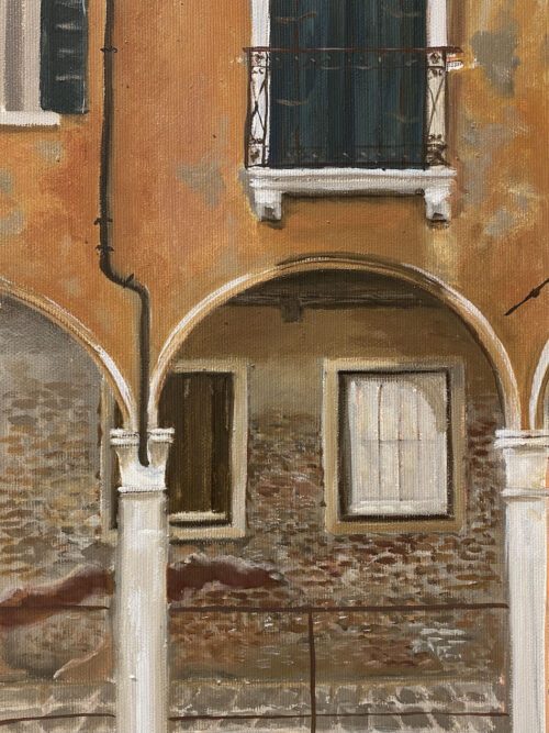 Soula Mantalvanos Rio di San Felice Venice (2) 2022 oil on linen 21 x 30cm $1090 f