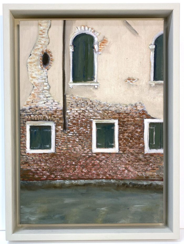 Soula Mantalvanos Rio della Misericordia Venice (3) 2022 oil on linen 30 x 21cm $1090 f