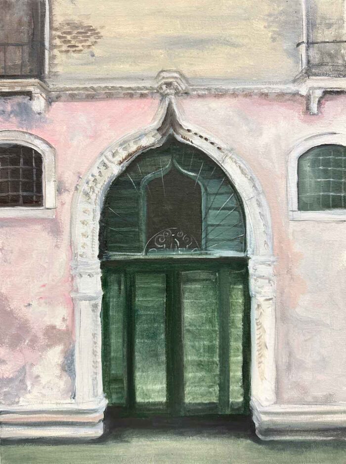 Soula Mantalvanos C. de la Fenice Venezia 2022 30 x 40 acrylic on linen $1850 f