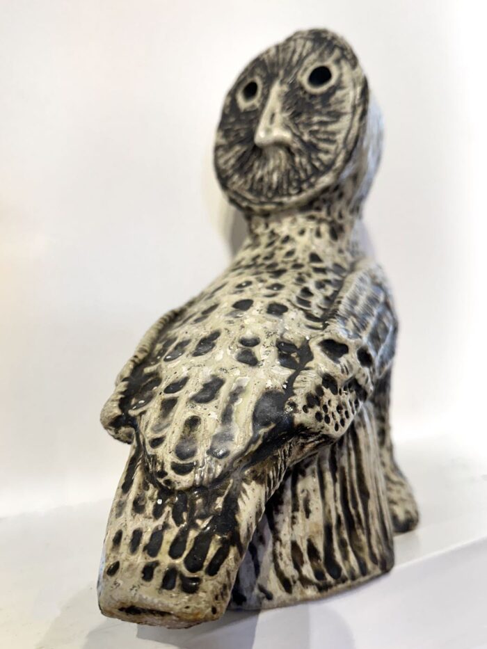 Philip Davey Owl 133 stoneware 23 x 23 x 13cm $1,650