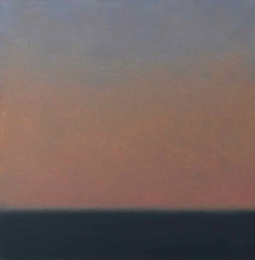 Wayne Viney Sea and Sky III oil on conservation board 20.7 x 20.3cm $1050 f