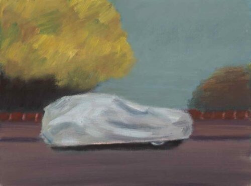 Jim Pavlidis Covered Car 30.5 x 40cm $2,100 f