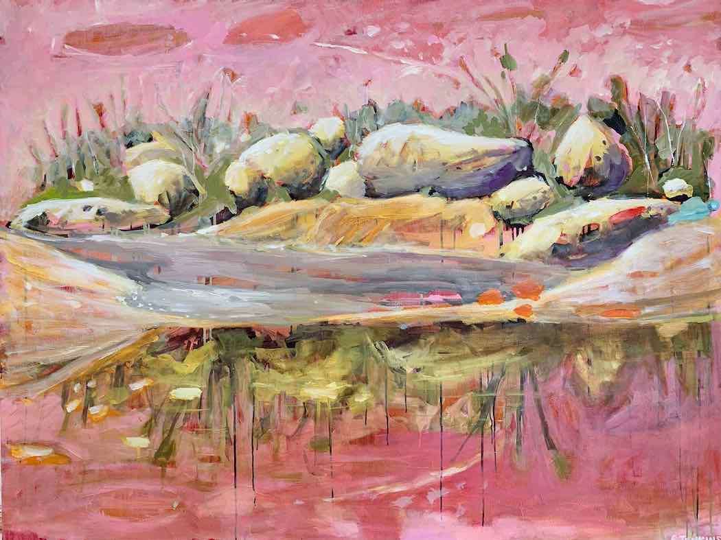 Paula Jenkins The Junction, Girraween National Park 92x122cm Oil on canvas $4400