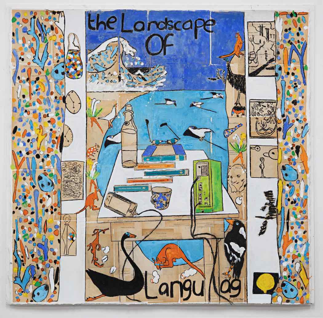 Landscape of Language 106 x 109cm $7,500 framed Katherine Hattam