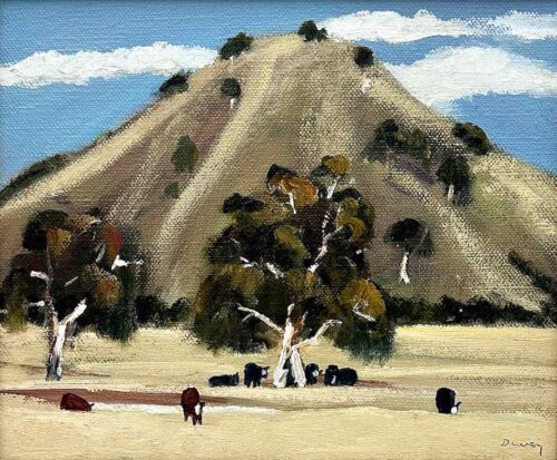 Philip Davey Near Wangaratta 24 x 29cm oil on board $1,850