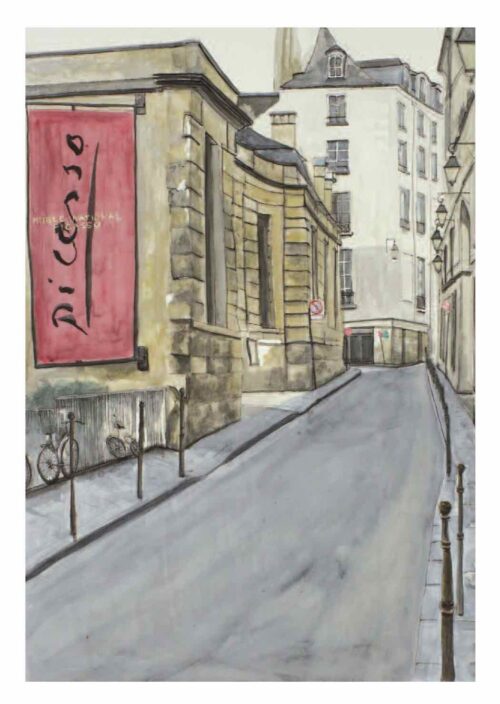 Queenscliff Gallery Greeting Card Paris by Soula Mantalvanos