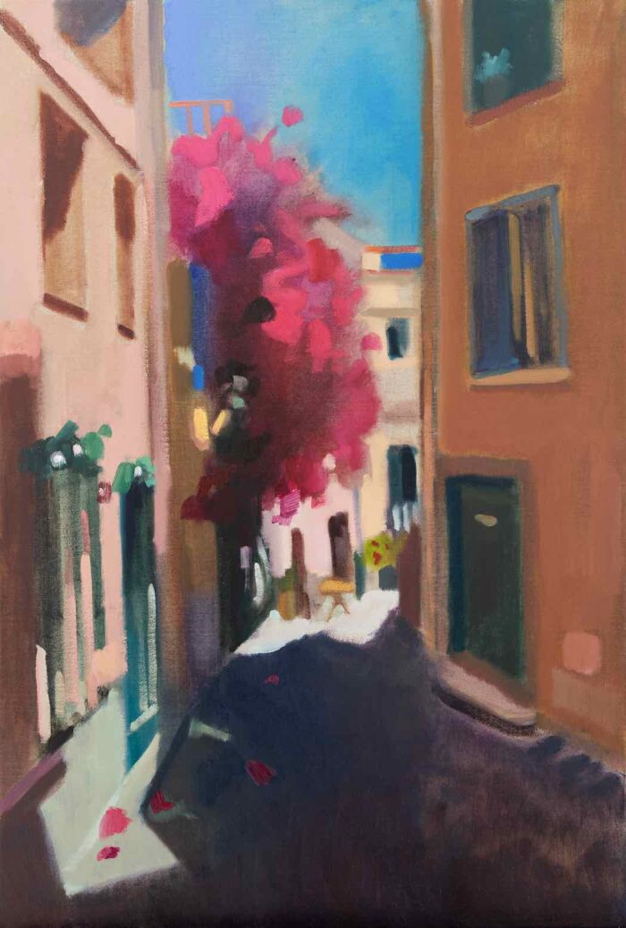 Lana Daubermann Collioure oil on linen 10.2 x 76 cm $2,100 framed