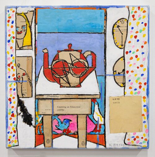 Claiming an Education 36 x 36 cm $1,800 unframed Katherine Hattam